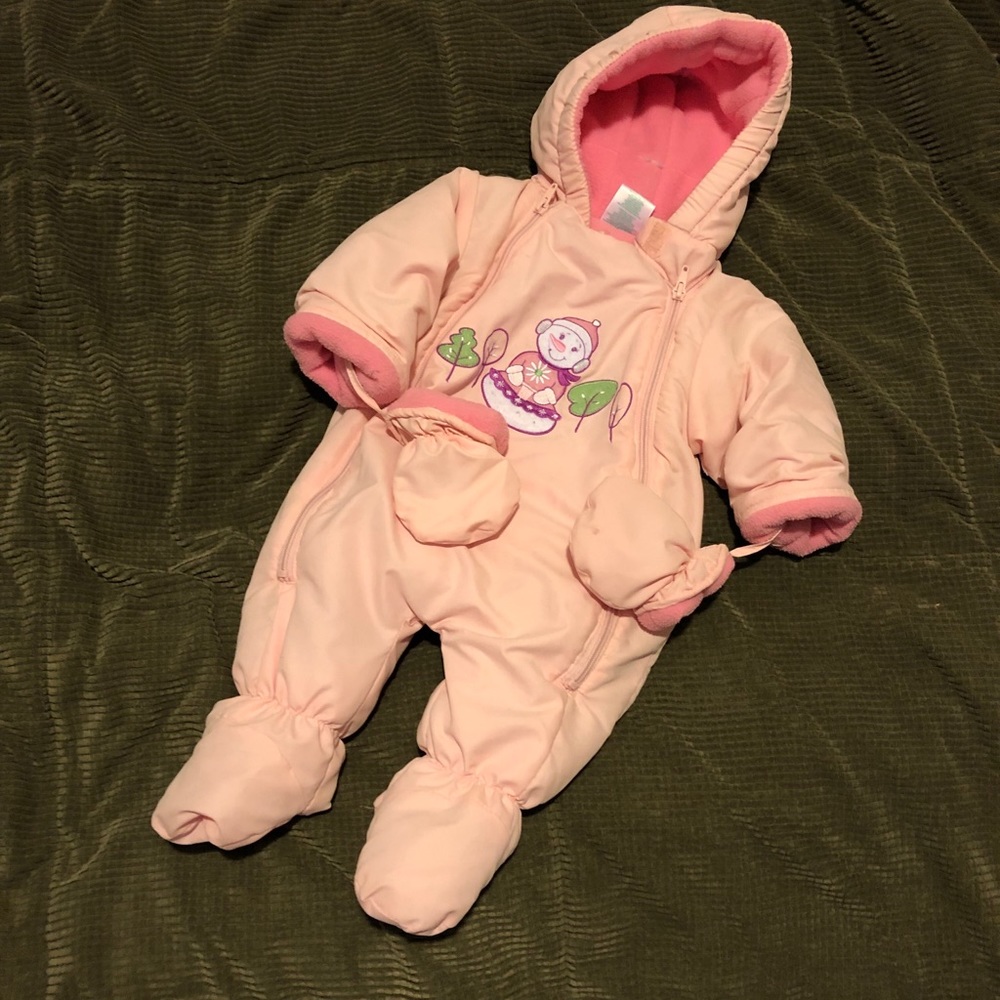 Baby snow suit onesie!